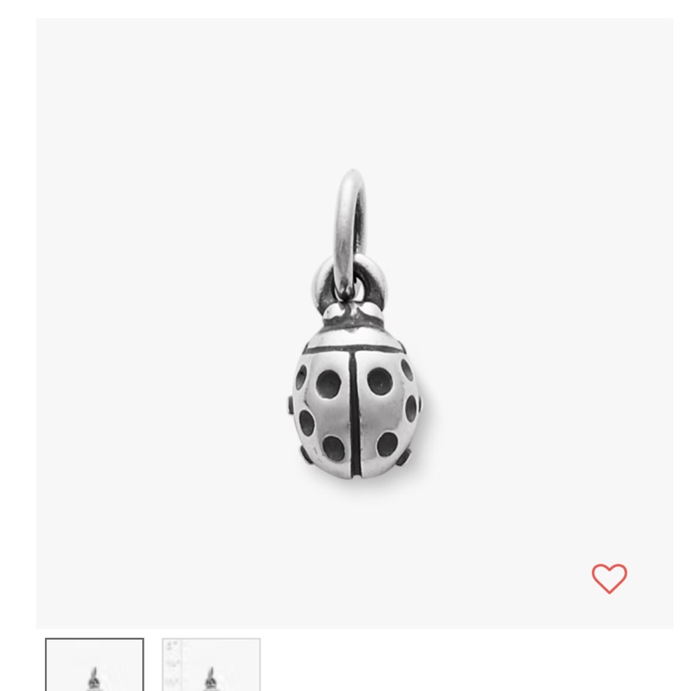 James Avery Silver Ladybug Charm